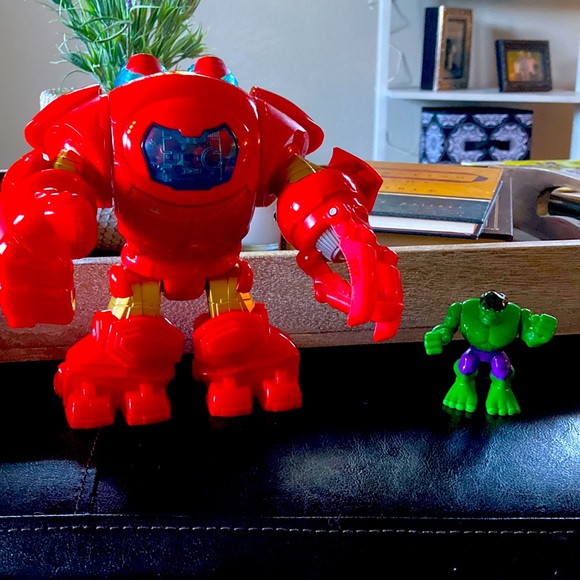 playskool Toys Iron Man And Hulk Imaginext Poshmark
